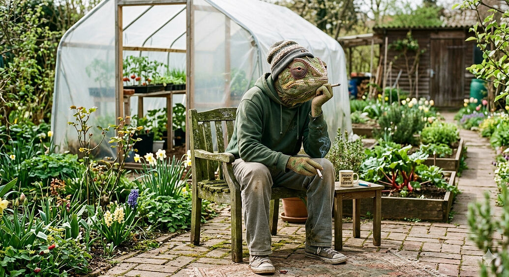 🦎 Das Chamäleon wird kreativ 😅 Sponsored by Hanfgartenshop